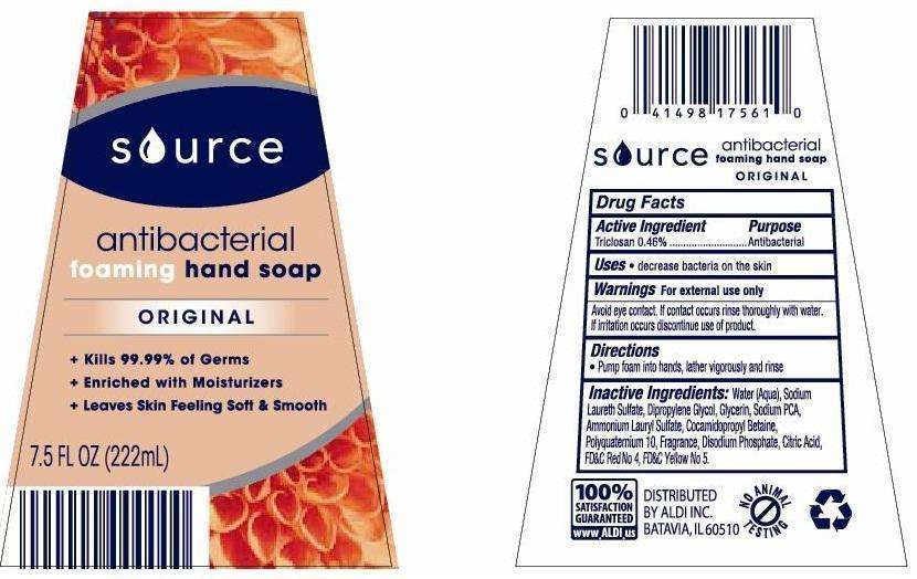 Source Antibacterial Foaming Hand Original